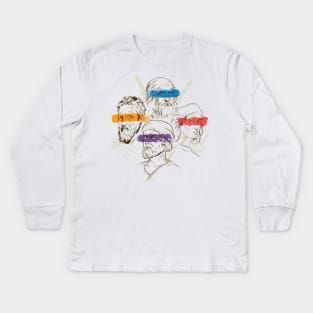 Ninjas Kids Long Sleeve T-Shirt